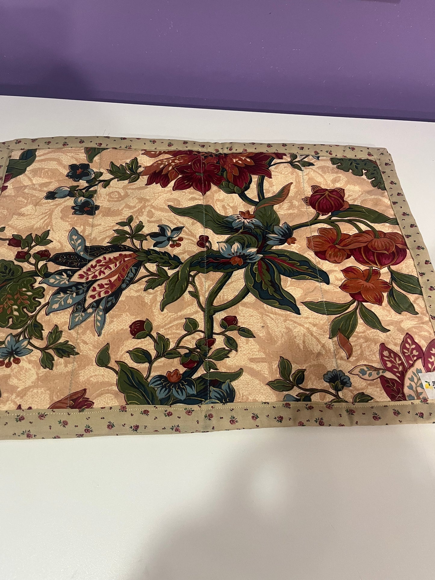 Botanical Garden Reversible Quilted Placemats