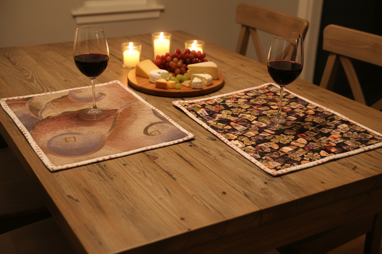 Wine Lover Placemats Both Sides