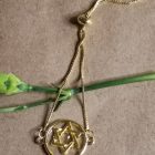 Circle Star of David bracelet