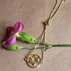 Circle Star of David bracelet