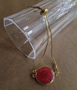 Pink/purple flower bracelet