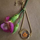 Orange flower Bracelet