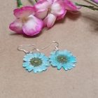 Blue Flower Earrings