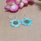 Blue Flower Earrings