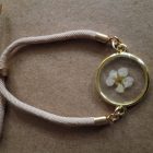 white flower bracelet