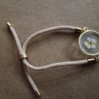 white flower bracelet