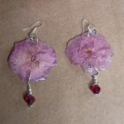 Light Pink Flower Earrings