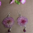 Light Pink Flower Earrings